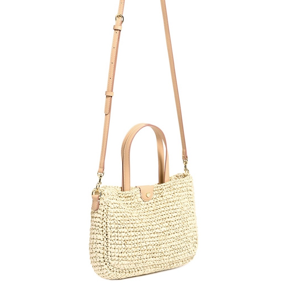 Stoney Clover Little Beach Tote Natural Raffia - Picture 2 of 7